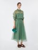 Зелена спідниця максі Weekend Max Mara з шовку: фото 1 - Invogue