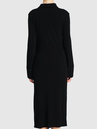 Чёрное платье HELMUT LANG: фото 4 - Invogue