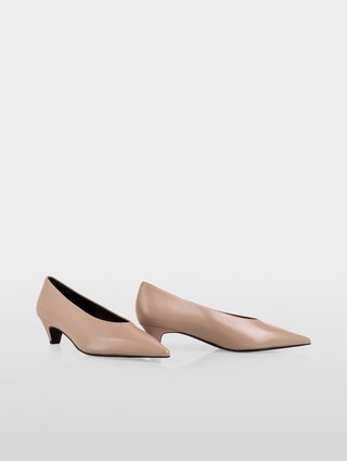 Элегантные кожаные туфли-лодочки Marc Cain: фото 2 - Invogue