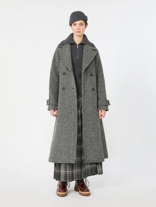 Тёмно-серая юбка Weekend Max Mara из шерсти и полиэстера: фото 2 - Invogue