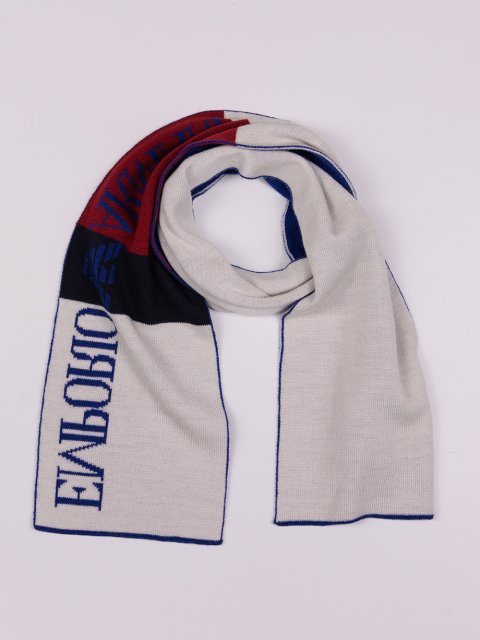 Синий шарф EMPORIO ARMANI KIDS: фото - Invogue