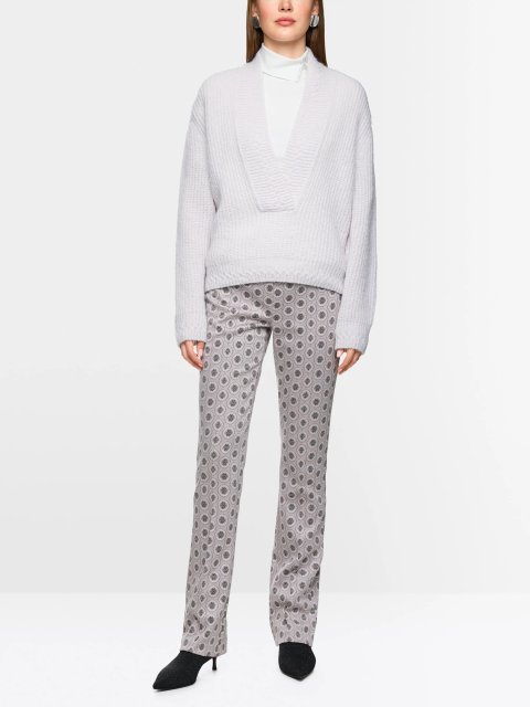 Лавандовий светр MARC CAIN вільного крою: фото 1 - Invogue