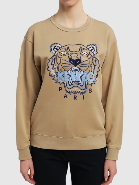 Бежевый свитшот KENZO: фото 3 - Invogue