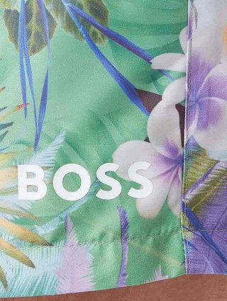Фіолетові шорти BOSS : фото 3 - Invogue