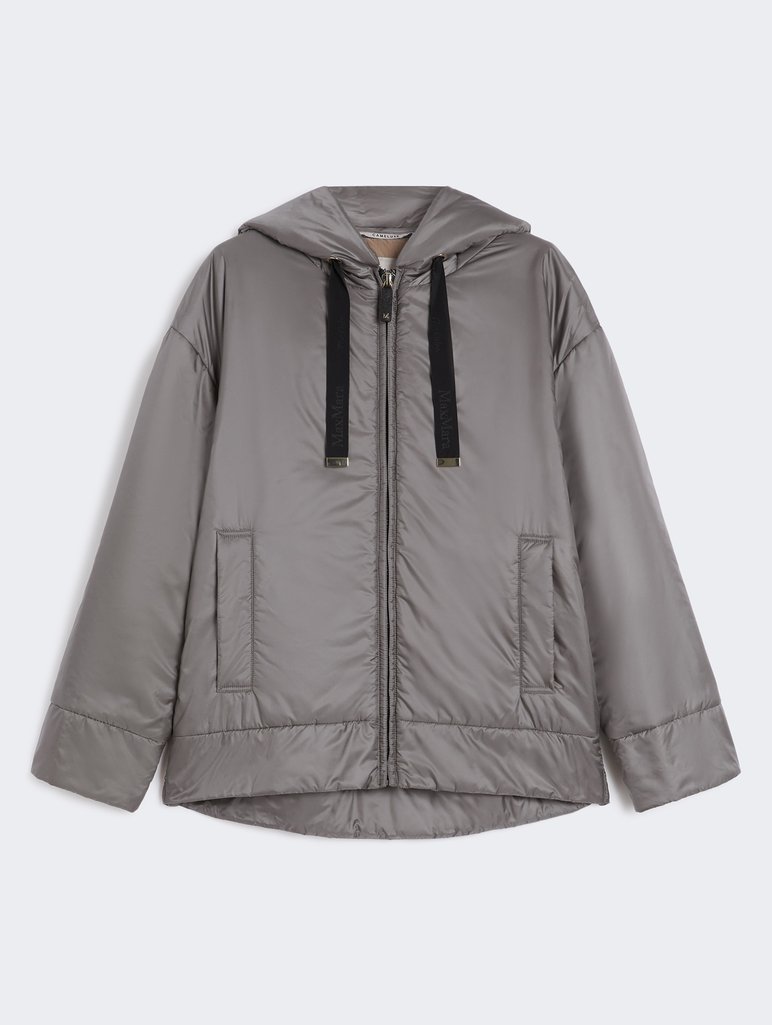 Темно-сіра куртка MAX MARA утеплена: фото - Invogue