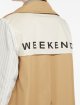 Бежевий короткий плащ WEEKEND MAX MARA: фото 3 - Invogue