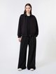 Чорні штани Weekend Max Mara з ліоцелу та бавовни: фото 2 - Invogue