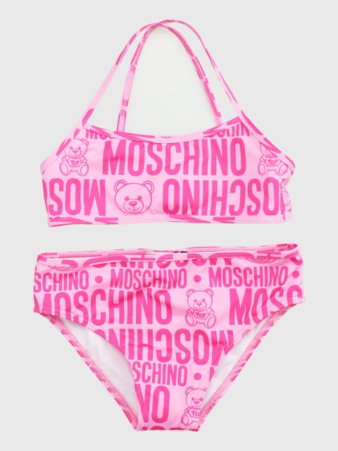Розовое бикини MOSCHINO KIDS: фото - Invogue