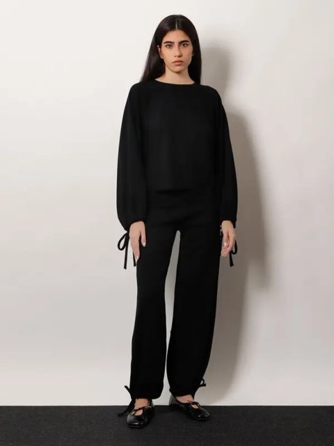 Чорні брюки MAX MARA з вовни: фото 1 - Invogue