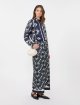 Темно-синя сорочка WEEKEND MAX MARA шовкова: фото 1 - Invogue
