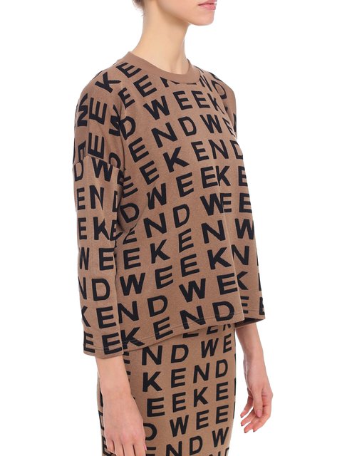 Жёлтый свитер WEEKEND MAX MARA: фото 5 - Invogue